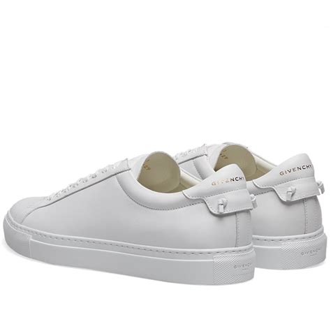 givenchy white webbing low sneakers|Givenchy white high top sneakers.